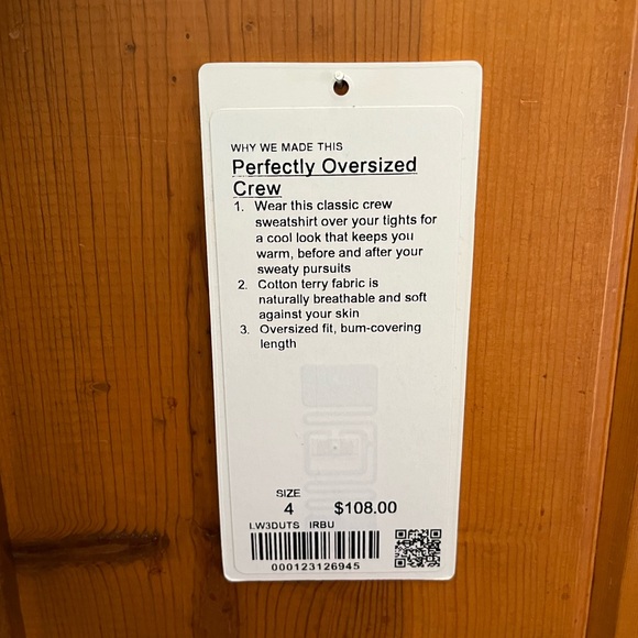 lululemon - perfectly oversized crew neck sweater - Picture 5 of 5